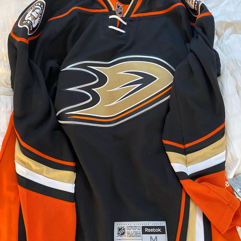 Anahiem Mighty Ducks Premier Reebok Jersey Men’s LG NWT
